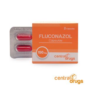 FLUCONAZOL 150mg Central Drugs Cápsulas Caja de 2 ※ 20+1, 50+4